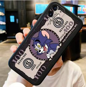 Resim PP Teknoloji Iphone X - Xs Tom Dolar Baskılı Siyah Silikon Kılıf 