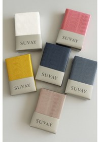 Resim %100 Pamuklu Çift Kişilik Yatak Örtüsü Pike, Petek Desen Mint Yeşili Renkli Pike Kapiçino 