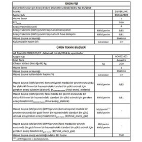 Resim Silverline Sılverlıne Bo6502b02 Siyah Ankastre Fırın 