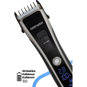 Resim Dijital Ekranlı Kablosuz ve Kablolu Çok Fonksiyonlu Kesme Makinesi Siyah 