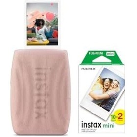 Resim Mini Link 3 Pembe Akıllı Telefon Yazıcısı Ve 20'li Mini Film 1 