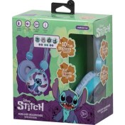 Resim Volkano Disney Stitch Kablolu Kulaklık Çocuk Kulaklığı Lisanslı Hediye Stıckerlı DY-10903-ST 