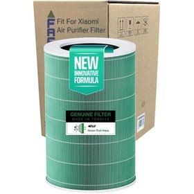 Resim FAF FİLTRE Xiaomi Smart Air Purifier 4 Pro Filtre 360 True Cam Hepa Yeni Formullü Filtre Ø225*H358mm Yeşil 