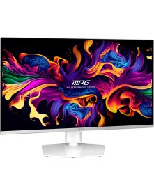Resim Msı 31.5" Mpg 321URXW Qd-Oled 3840X2160 (Uhd) 16:9 Flat Qd-Oled 240HZ 0.03MS G-Sync Compatıble Beyaz Gamıng Monıtor 