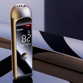 Resim Normadia Yüksek Hassasiyetli Hava Üflemeli Taşınabilir Alkol Test Cihazı Siyah 