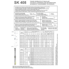 Resim Sk 408/23 - 5,5 Hp 380v Krom Başlıklı Dalgıç Pompa 
