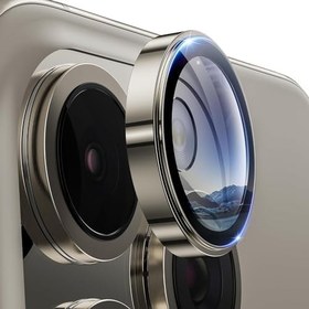 Resim Coverzone iPhone 16 Pro Max ile uyumlu Görüş Açısını Bozmayan Yüksek çözünürlüklü dizayn CL-07 Premium Advice Safir Kamera Lens Koruma Titanyum-Gri 