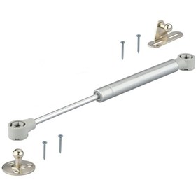 Resim EYM 120 N Gazlı Amortisör Piston Kalkar Dolap Kapakları Için 27 Cm Gri 