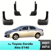 Resim Lumaworld Abs Corolla Altis E140 2007 2013 Çamurluk Seti 4 Parça Çamur Siperi Fender Splash Guard 