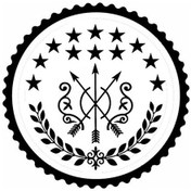 Resim Kafkas Sembolleri Tasarım 8.model Sticker 20 X 20 Cm 