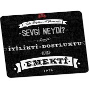 Resim Panorama Ajans Selvi Boylum Al Yazmalım Mouse Pad 