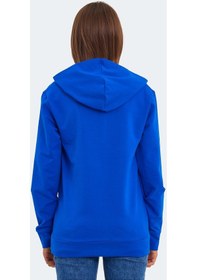 Resim Slazenger KATHY IN Kadın Kapüşonlu Saks Mavi Sweatshirt 