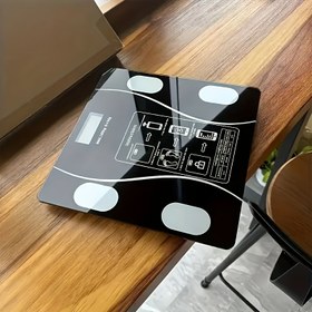 Resim Akıllı Ağırlık Ölçeği Kablosuz Fonksiyonlu, Yüksek Hassasiyetli Banyo Ölçeği, AAA Şarj Edilemeyen Pil Dahil Değil, Ev, Ofis ve Diğer Durumlar İçin Uygun, Hediye Seçimi İçin İyi Bir Seçim, Tatil Hediyeleri İçin! 