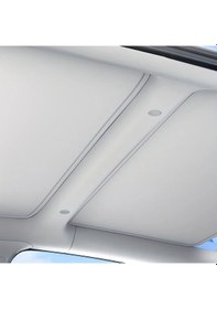 Resim Dashanshop Ev Sahipleri İçin Şart Model 3 2024 Uyumlu Nefes Alabilir İzole Panoramik Tavan Stor Perde 