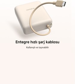 Resim Xiaomi Xiaomi 33W Powerbank 10000Mah Yüksek Hızlı Dahili Kablo Kompakt Tasarım 