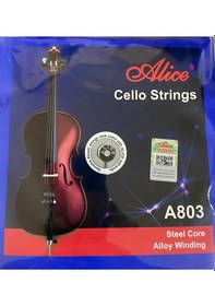 Resim Alıce A803 Çello Teli Takım 