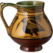 Resim Selçuklu Stilize Kuş Motifli Maşrapa (19,5 Cm) 