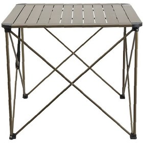 Resim Campout Alüminyum Büyük Kamp Masası Kahverengi 