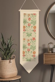 Resim William Morisse Duvar Halısı, Sanat Serisi Dekor, 100cm Kanvas Flama Askılı Duvar Örtüsü NO:697 - Renkli - 10 / 30 x 100 