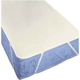 Resim Evony 70x130 Cm Yatak Koruyucu Bebe Alezi Pamuk Köşe Lastikli Sıvı Geçirmez Beyaz 