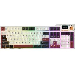 Resim CoverZone Tam Boy Mekanik Oyuncu Klavyesi-Tft EKRAN-10.000 Mah Batarya Ajazz AK35I V4 