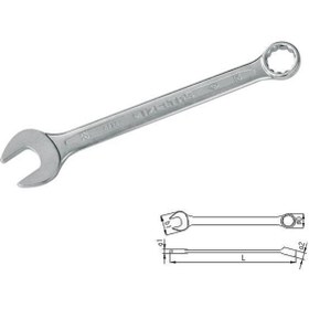 Resim mikudesign 0320 Kombine Anahtar 9 mm Kısa Boy 