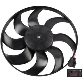 Resim Volkswagen Polo Skoda Fabia Seat Ibiza 1.2 1.4 Tdı 2002 Sonrası Fan Motoru Davlumbazsız 390 Mm 3 Fiş 7 Kanat 