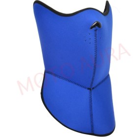 Resim Monero Motosiklet Neopren Maske Göğüs Korumalı Mavi Siyah Çift Yönlü 7691175372804 