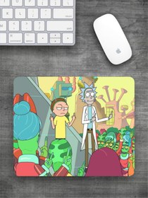 Resim Rick ve Morty Baskılı Dikdörtgen Mouse Pad BSKBZR 