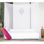 Resim Createtech Üstü Sineklik, Seyahat Resmi Renkli Pratik Montajsız Mekan Katlama Kare İçin Hamak, Dış Mekan Kullanımına Uygun 220x200cm Boyutlarında Kolay Kurulum Sineklik Çok Renkli 