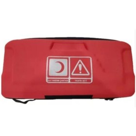 Resim GD 24 Trafik Seti Ilk Yardım Çantası 4 Yıl Süreli Yangın Tüplü Lüx Eva Çantalı 