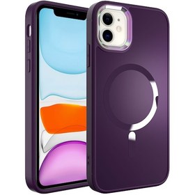Resim İphone 11 Uyumlu Magsafe Wireless Şarj Özellikli Zore Stil Kılıf-derin Mor Derin Mor 