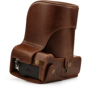 Resim MegaGear FUJİFİLM X-T4 16-80MM HAKİKİ DERİ FOTOĞRAF MAKİNESİ KILIFI 