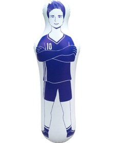 Resim Şişme Baraj Adamı 160cm - Şişme Antrenman Kuklası Mavi Mavi 