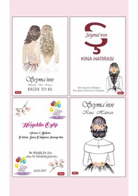 Resim Kına Bride To Be Nişan Düğün Hediyelik Şans Bilekliği Kartı 16 Ad 