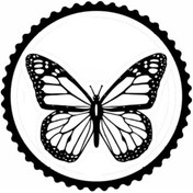Resim Genel Markalar Kelebek Tasarım Sticker 30 x 30 cm 
