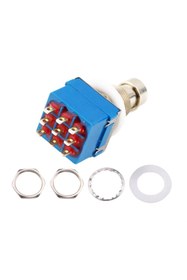 Resim Genel Markalar IC-148J-9 Pedal Switch Kalıcılı 9P Ø12mm PBS-24-302 