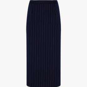 Resim PINSTRIPE PENCIL SKIRT - XL / Çizgili 