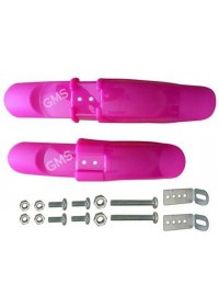 Resim Motobisikletim 16/20 Jant Bmx Bisiklet Plastik Çamurluk Takımı [pembe] 