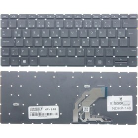 Resim HP Uyumlu Probook 430 G6 (6Mq78Ea) Klavye (Siyah Tr) Siyah - Büyük Enter 