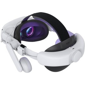 Resim Kıwı Design Konforlu Pilli Sesli Kafa Bandı 6400mah - Quest 2 İle Uyumlu 