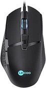 Resim Lecoo Lenovo MG1101 6400 DPI 8 Tuşlu Kablolu RGB LED Aydınlatmalı Gaming Mouse Siyah 