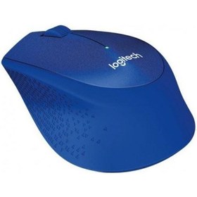 Resim M330 Sessız Kablosuz Usb Optik Mouse Mavi 910-004910 