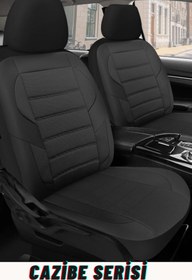 Resim TROBUS Nissan Quasqai Suv 2014-2020 Aracınıza Uyumlu Meyra Serisi Tay Tüyü Deri Detay Siyah 