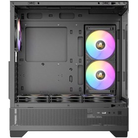 Resim Antec Cx700 Argb Mid Tower Oyuncu Kasası - 270 Panoramik Temperli Cam - 3x120mm Argb Pwm Fan - Atx / Micro-atx / Itx - Usb Type-c 3.2 Gen2 - 360mm Radyatör Desteği 