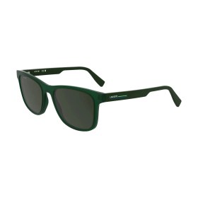 Resim Lacoste L 6054S 301 55 Unisex Dikdörtgen Yeşil Kemik Güneş Gözlüğü 