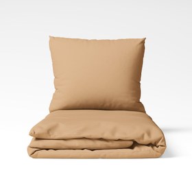 Resim Basics Pamuk Saten Bej Çocuk Nevresim Seti 140x200cm 