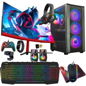 Resim Turbox TX5431 I5 6400 16GB Ram 512GB SSD 6gb GTX1660TI 23.6 Inç Curved Oyuncu Masaüstü Bilgisayarı 