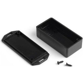 Resim Elektronik Proje Kutusu (Ölçüleri: 35X85X23.3Mm) - Siyah - Duvar 