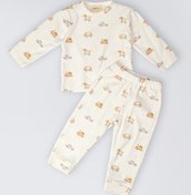 Resim babynup Minimal Araba Desenli Bebek Pijama Takımı 